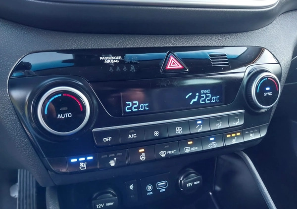 Hyundai Tucson cena 93800 przebieg: 120000, rok produkcji 2019 z Dobrzyca małe 631